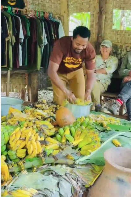 Visit to the Banana Man of Bigodi